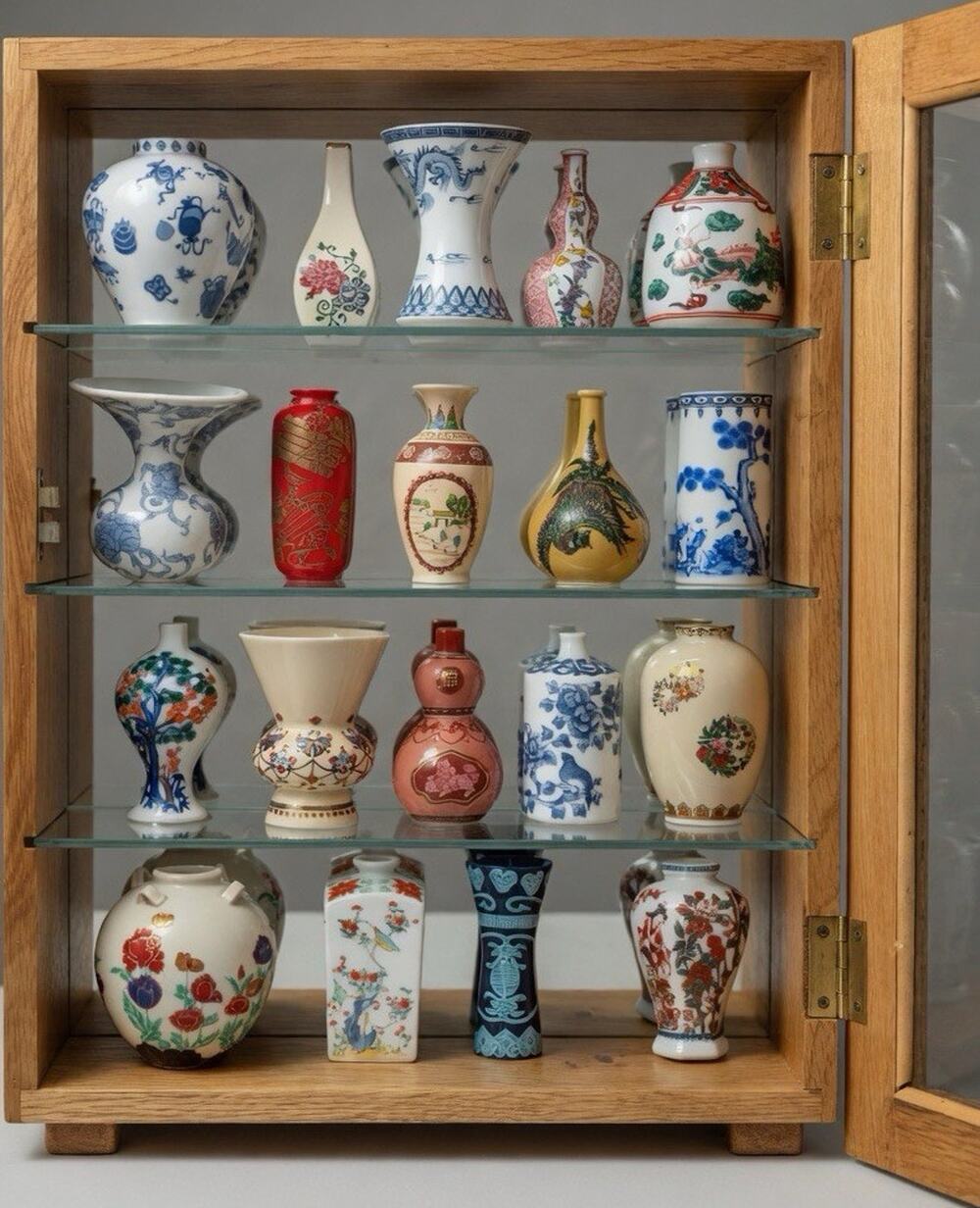 Franklin Mint 1983 Chinese Porcelain Vases